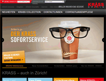 Tablet Screenshot of krass-optik.ch
